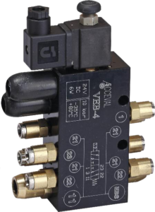 VEB-4 Suspensiones con circuito simple + bloque de conexiones